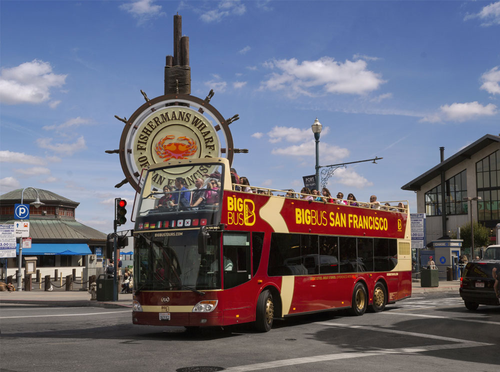 Big Bus Tour in Fishermans Wharf