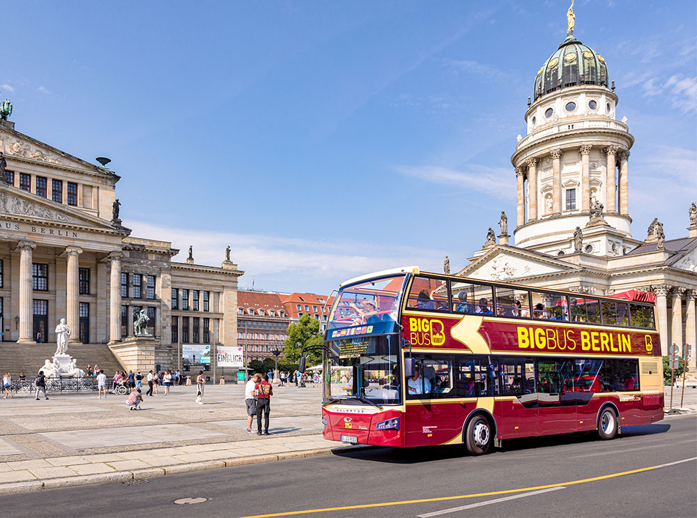 Big Bus Tours hop on hop off bus in Berlin