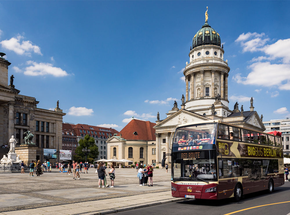 Big Bus Tours hop on hop off bus in Berlin