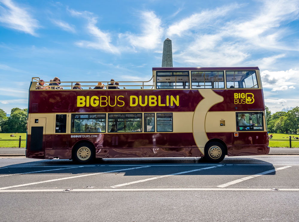 Autobús de Big Bus Tours en Dublín