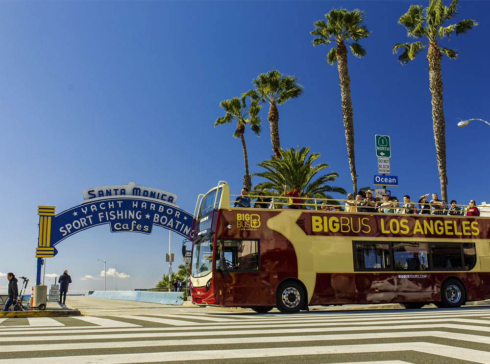 Autobús de Big Bus Tours en Los Ángeles