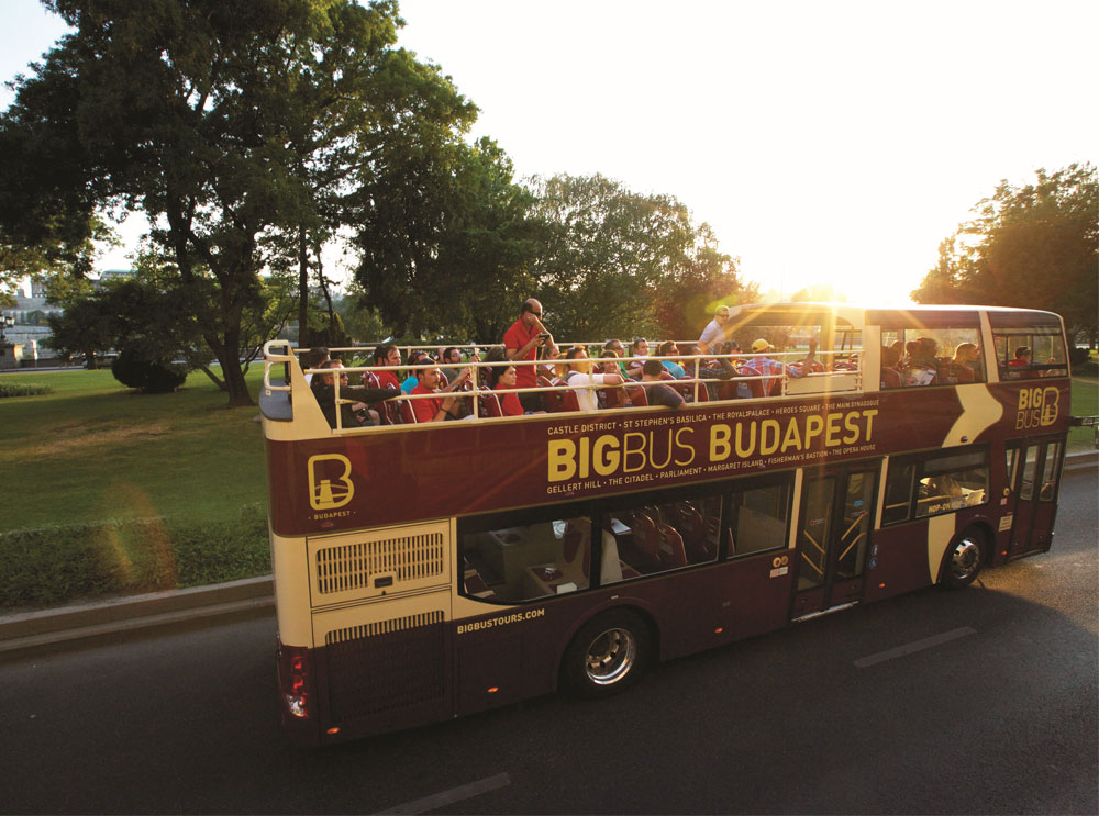 Autobús de Big Bus Tours en Budapest