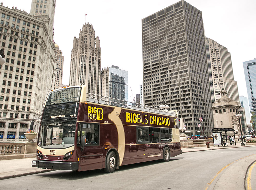 Big Bus Tours-Bus in Chicago