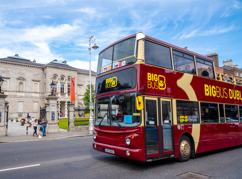 Autobús de Big Bus Tours en Dublín