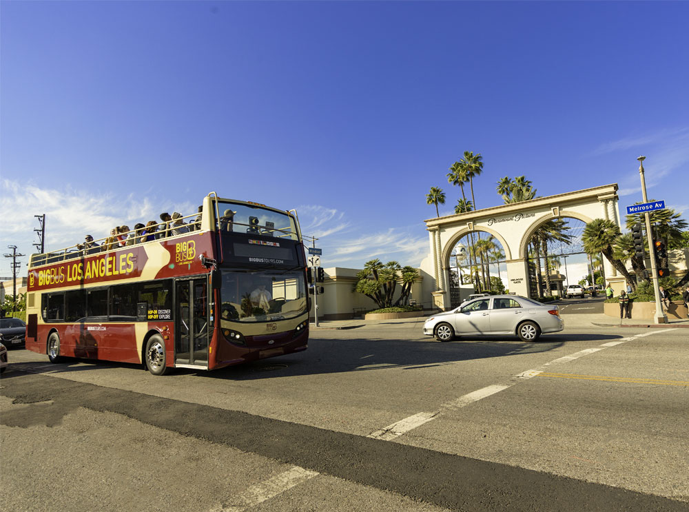 Big Bus Tours bus in LA