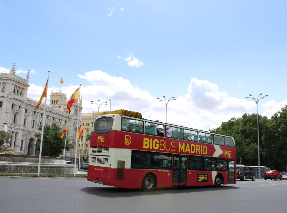 Autobús de Big Bus Tours en Madrid