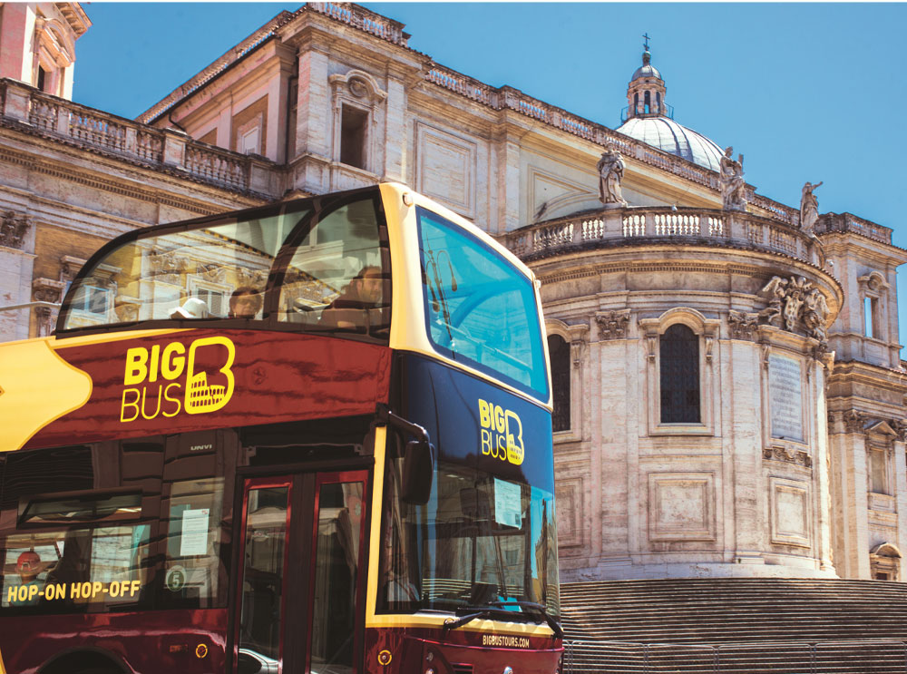 Bus Bus Tours sightseeing bus in Rome