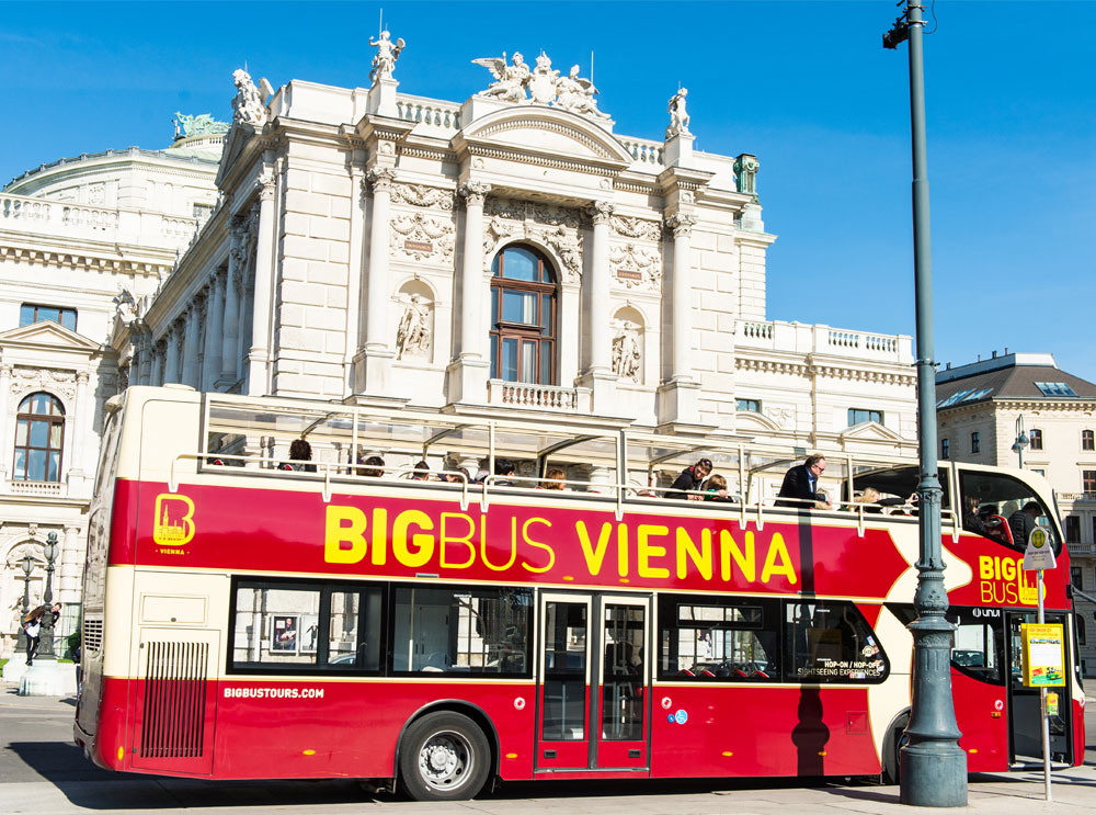 Big Bus Tours sightseeing bus in Vienna