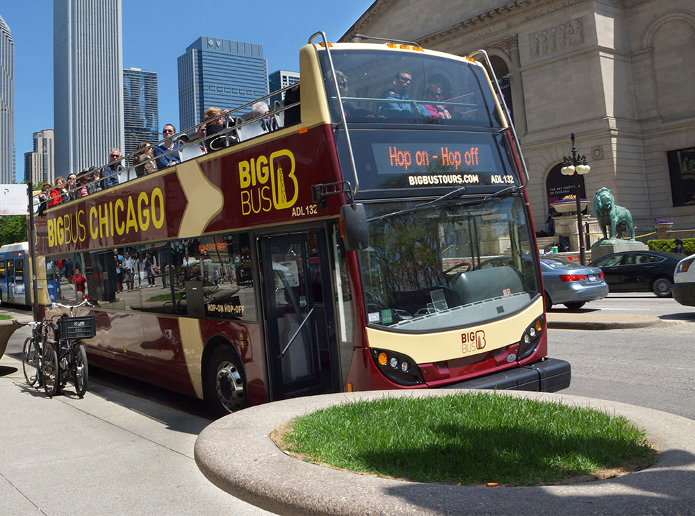 Autobús de Big Bus Tours en Chicago