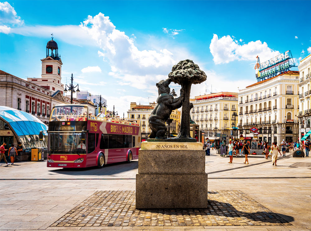 Autobús de Big Bus Tours en Madrid