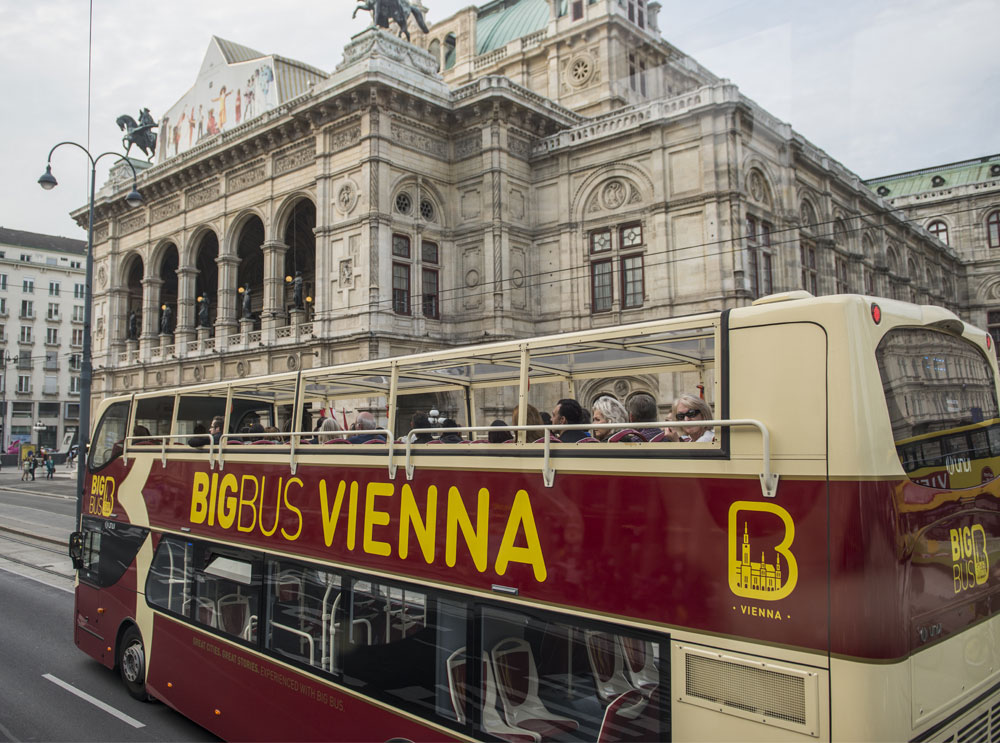 Big Bus Tours sightseeing bus in Vienna