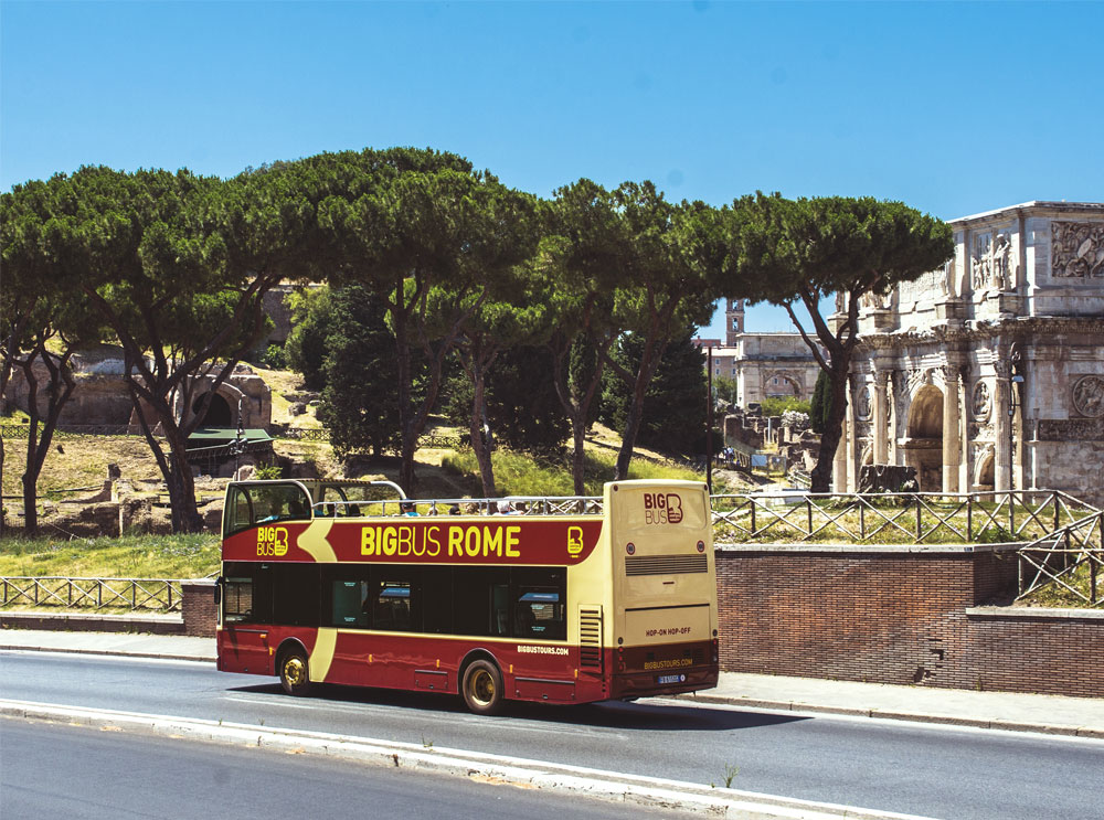 Autobus turistico Big Bus Tours a Roma