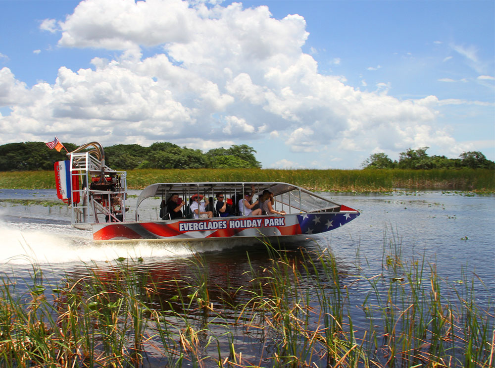 Paseo en barco por los Everglades en Miami