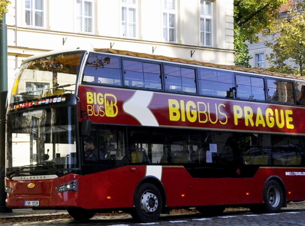 Double decker Big Bus in Prague