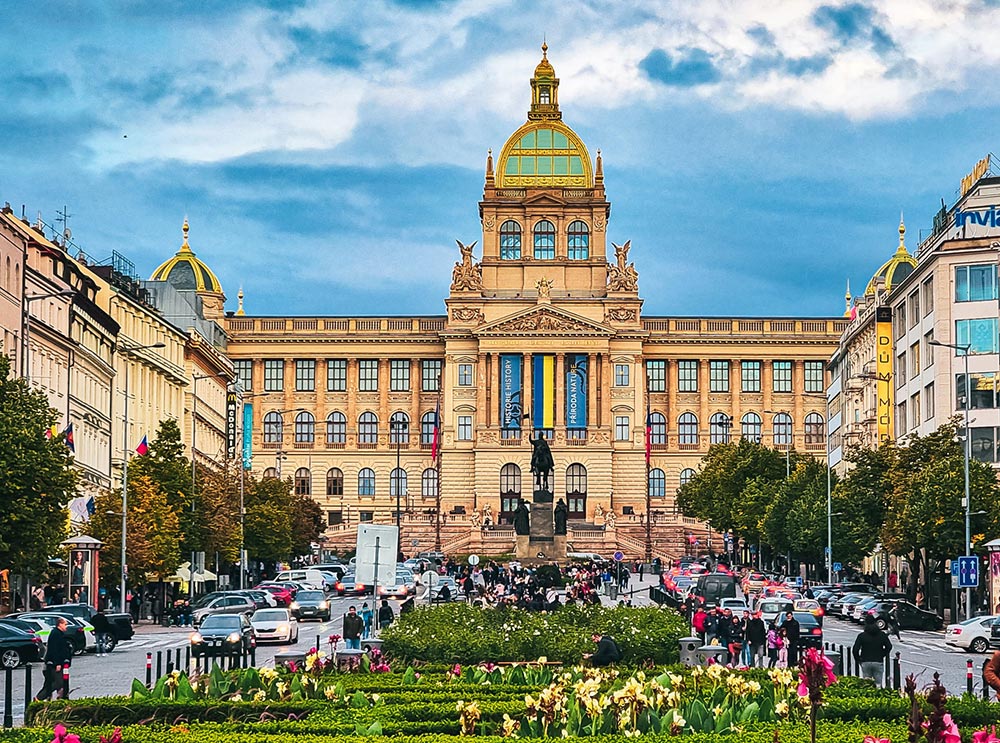 Wenceslass Square in Prague