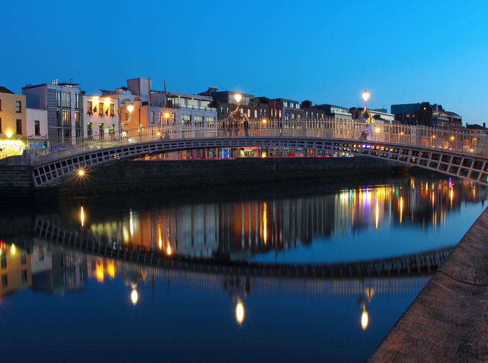 Dublín de noche