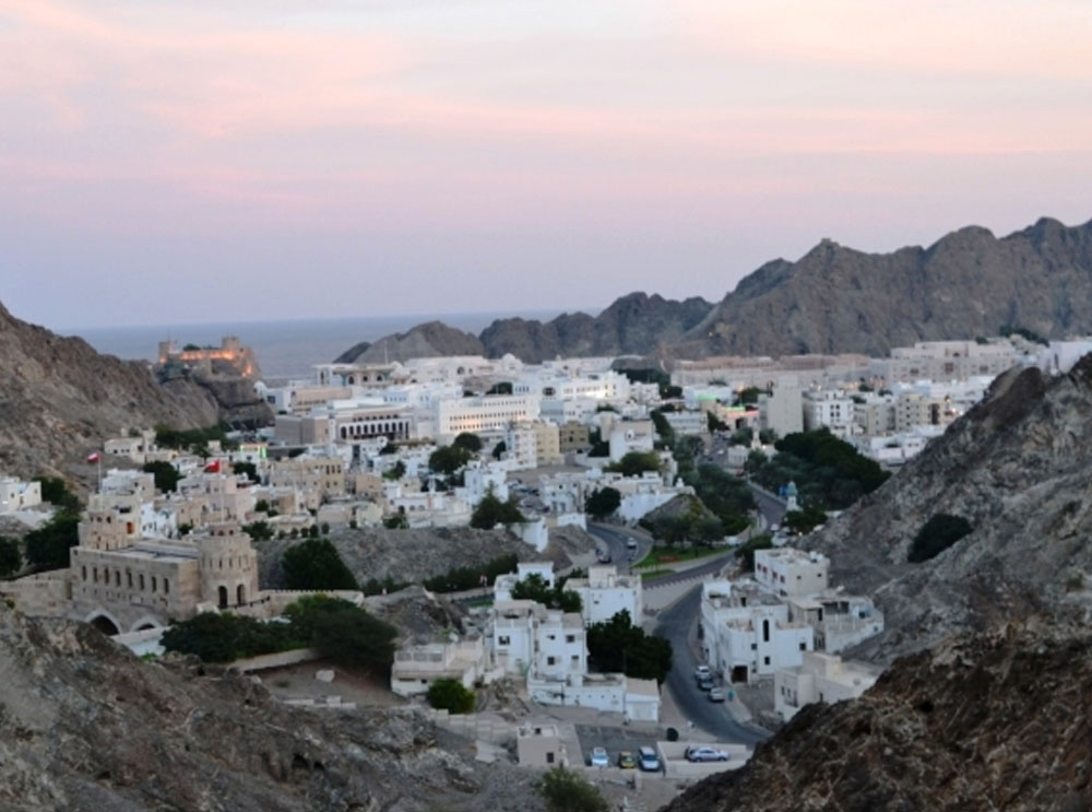 Panoramic view of Muscat