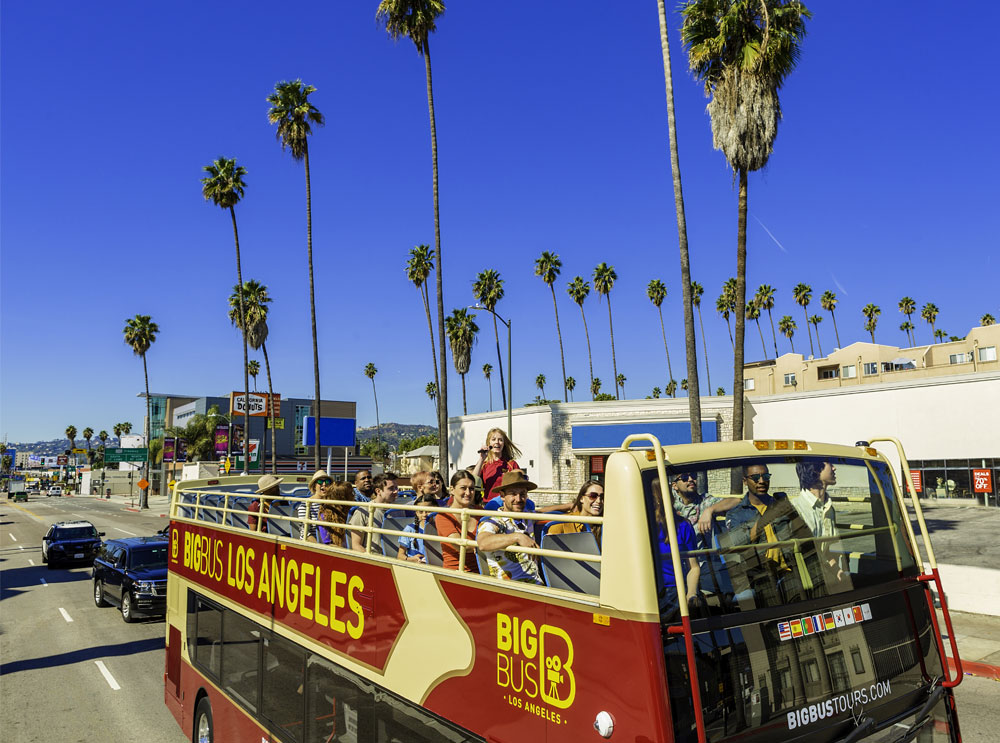 Autobús turístico Big Bus en Los Ángeles