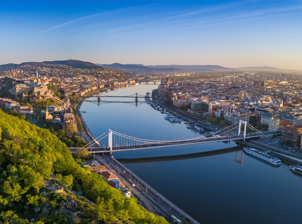 Fluss in Budapest