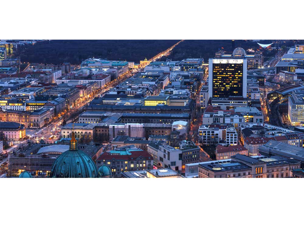 A view of Berlin from the TV Tower