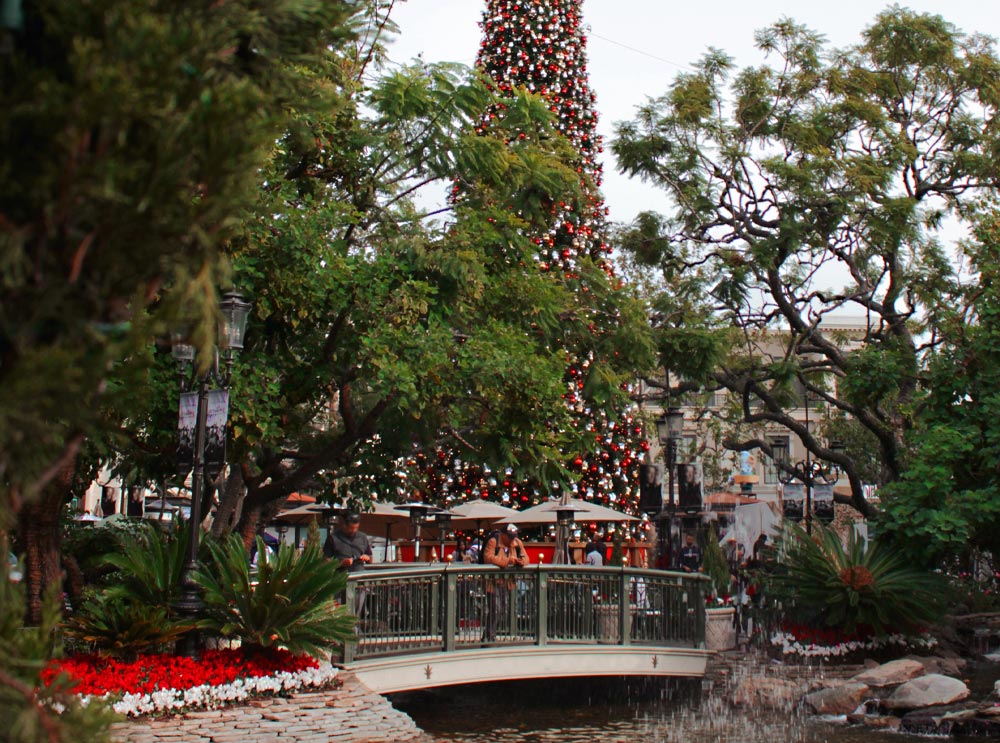 Decoraciones navideñas en Los Ángeles