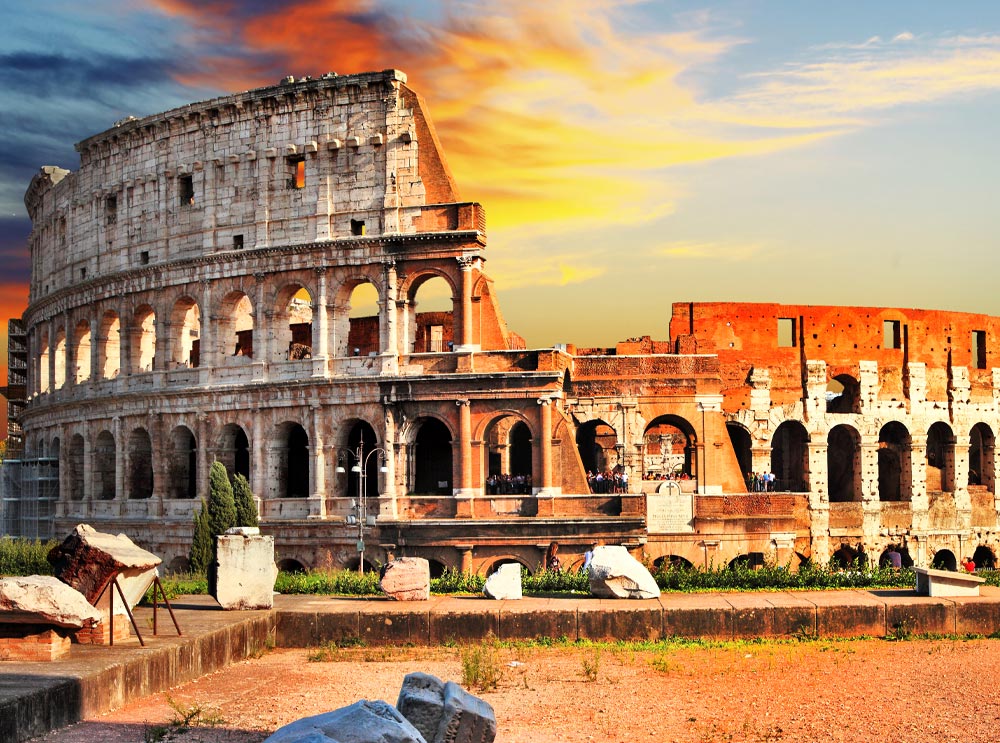 The Colosseum in Rome