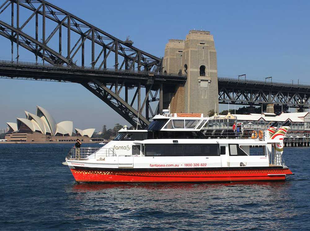 Fantasea harbour cruise in Sydney