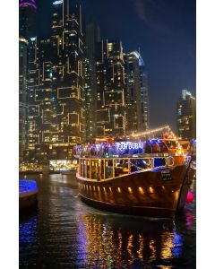 Dubai Marina Luxury Dhow Dinner Cruise image