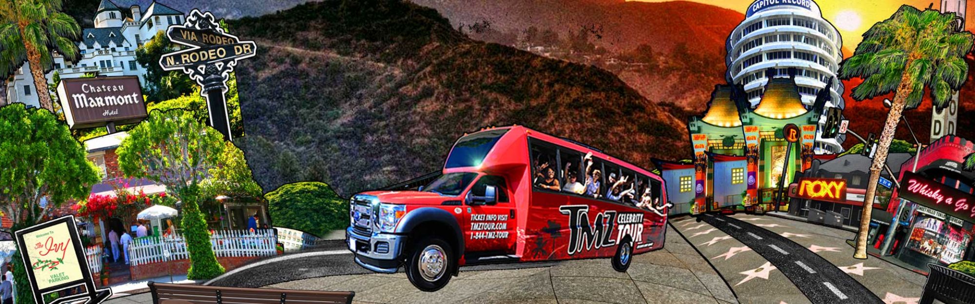 TMZ Celebrity Tour Los Angeles Big Bus Tours