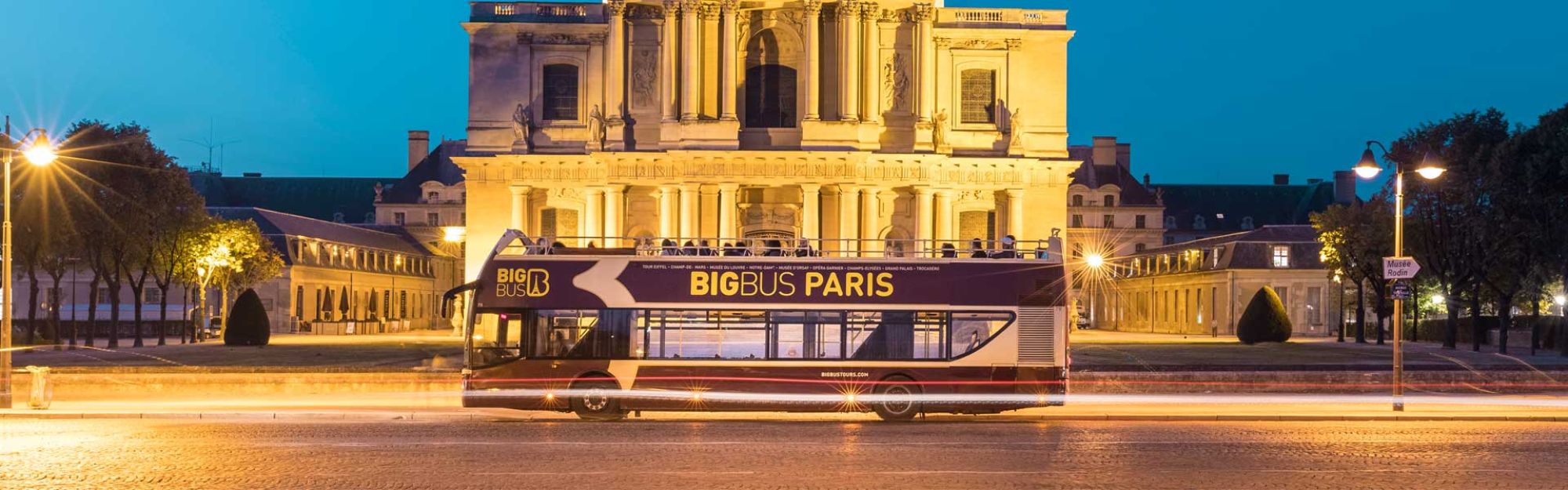 Explore Ticket Night Tour Paris Big Bus Tours