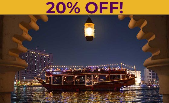 Dubai Creek Luxury Dhow Dinner Cruise image