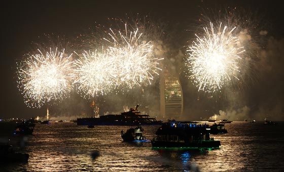 New Year's Eve Dubai Marina Dhow Dinner Cruise