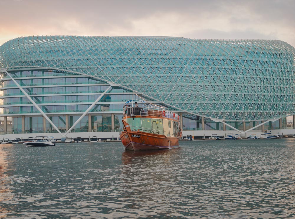 The Tour Dubai Yas Island sightseeing dhow cruise in Abu Dhabi