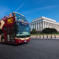 Big Bus Tours Washington DC Bus with monuments