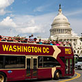 Big Bus Tours Washington DC Bus with state capitol