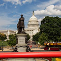 Big Bus Tours Washington DC US Capitol at garfield circle