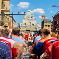 Big Bus Tour going over London Tower Bridge
