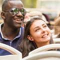 Couple sightseeing on a Big Bus Tours