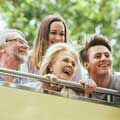Family on a Big Bus Sightseeing Tour