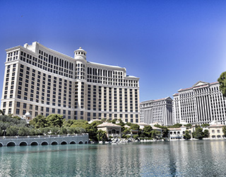 Paris Hotel, Las Vegas, Paris Hotel pool and surrounding areas., By Bob  Kelly Tours