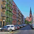 Blick auf den Friedrichshain in Berlin