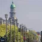 Blick auf die Karl-Marx-Allee in Berlin 