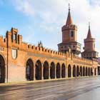 Blick auf die Oberbaumbrücke in Berlin
