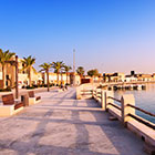 Big Bus Tours Dubai: Heritage Village mit Blick auf den Dubai Creek - Rote Route