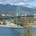 Lions Gate Bridge in Vancouver