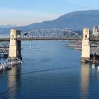 Burrard Street Bridge in Vancouver