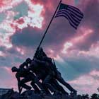 The US Marine Corps Memorial in Washington DC