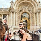Big Bus Tours Paris outside the Opera