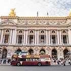 Big Bus Tours Paris outside the Opera