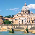 Vista de la Basílica de San Pedro de Roma